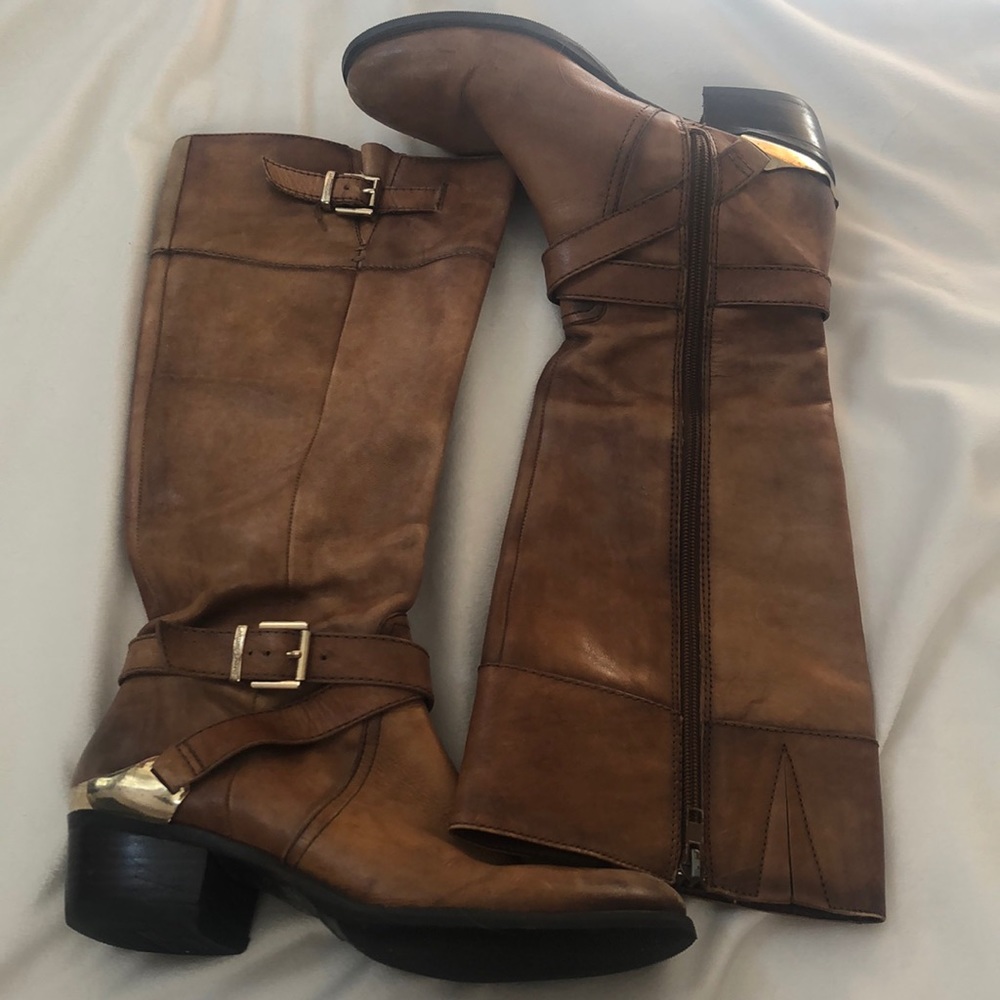 Brown Size 7 Arturo Chiang Leather Boots